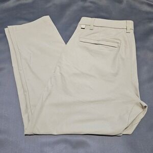 Lululemon Mens Commission Pant Classic Tan Khaki Warpstreme Chino Trousers 31